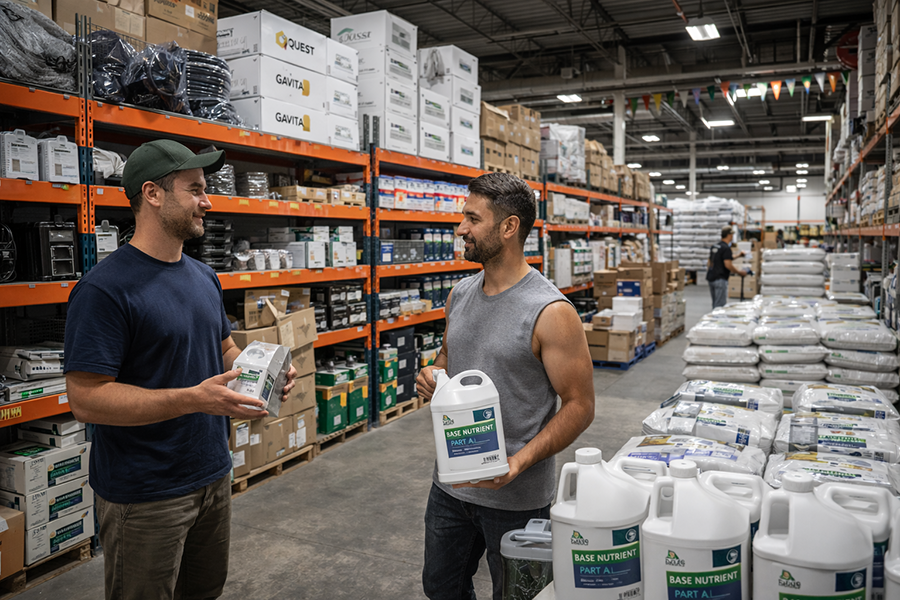 Commercial indoor grow facility