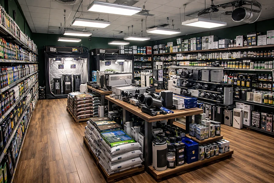 Hydroponic piping setup